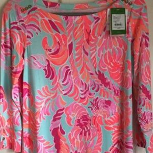 Lily Pulitzer UPF 50 Sofie dress Lovebird pattern