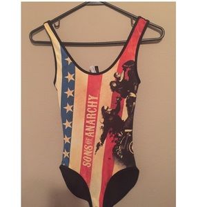 Sons of Anarchy Flag Tank Bodysuit!