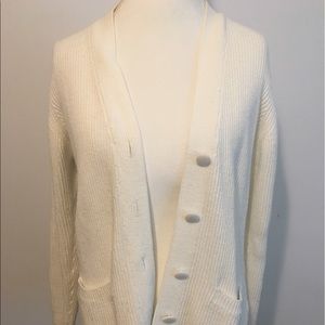Rubbed cardigan