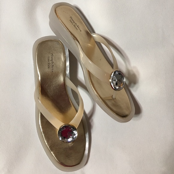 Simply Vera Vera Wang Shoes - Vera Wang Bauble Beige Mist Sandals