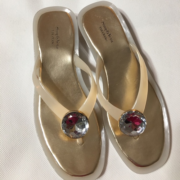 Vera Wang Bauble Beige Mist Sandals - Picture 2 of 7