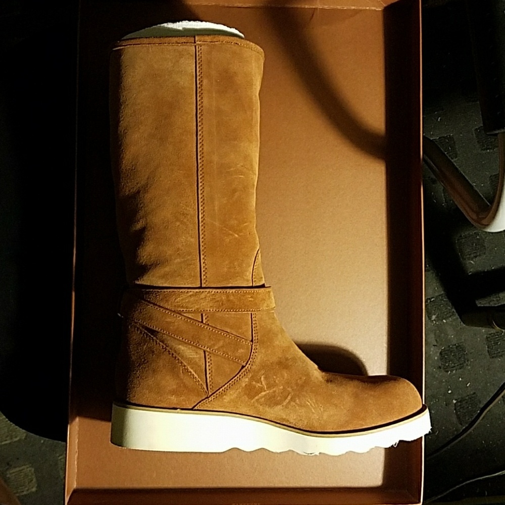 Coach virtue suede boots