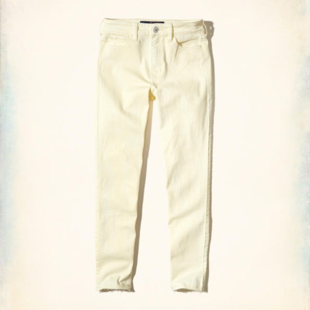 High-Rise Crop Super Skinny Jeans