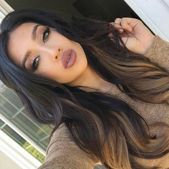 Ombre Virgin Human Hair Lace Front Wig 20-22 inch