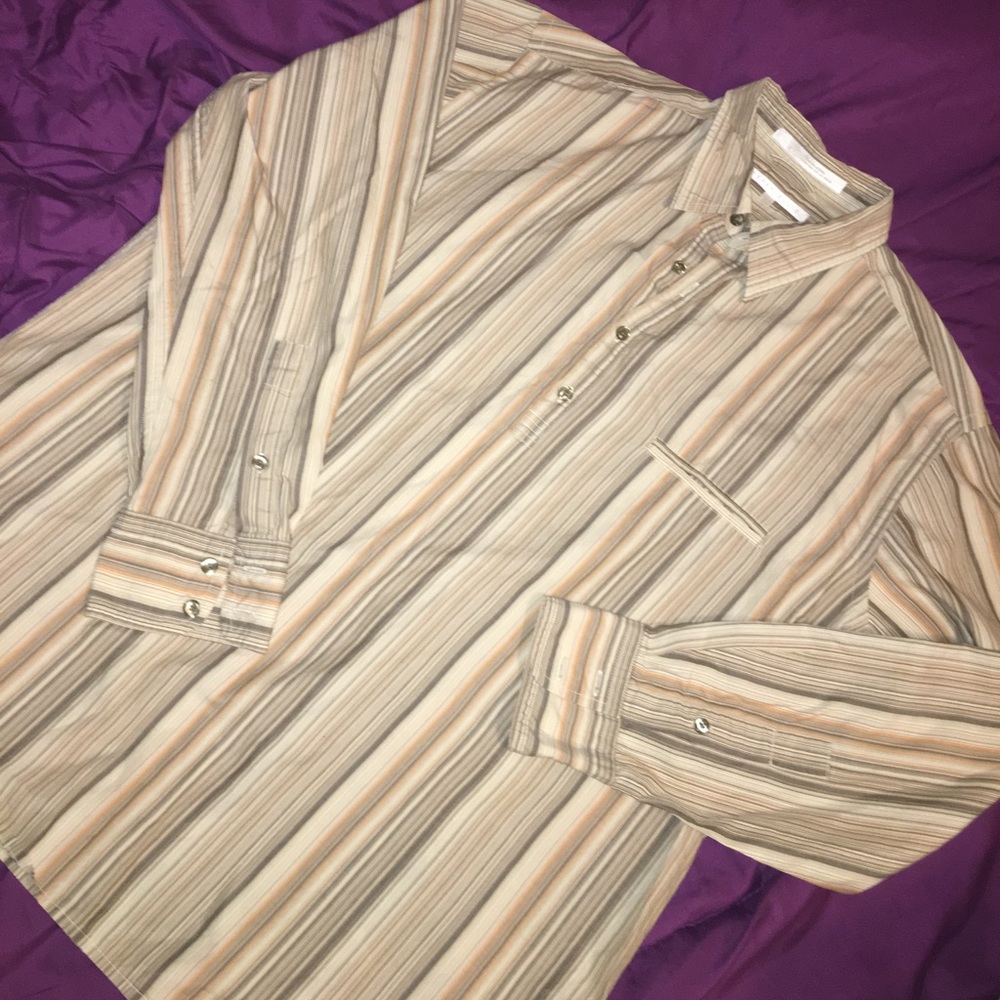 Men's Perry Ellis 3 button oxford  size L EUC