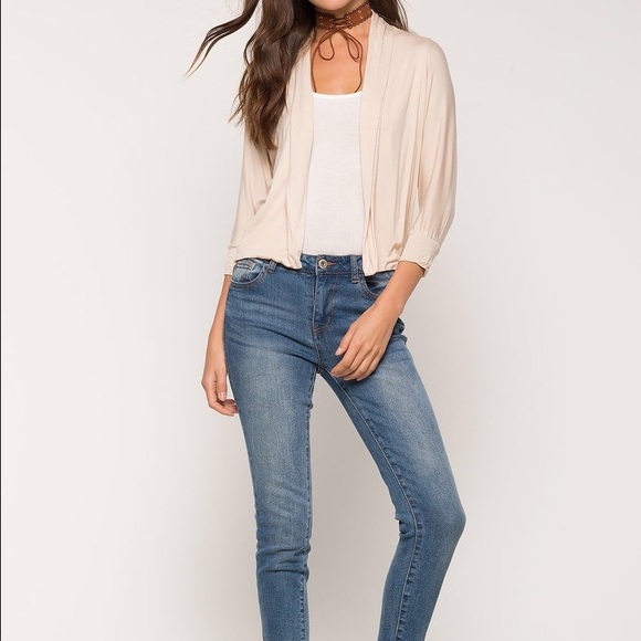 👚🆕Basic Banded Round Cardigan 👚 - Picture 4 of 4