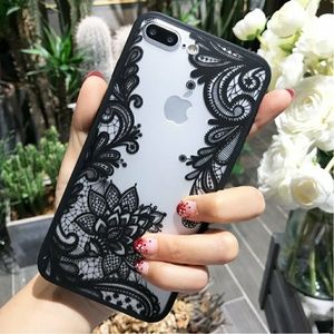 iPhone 7 Plus/8 Plus Black Luxury Sexy Henna Case
