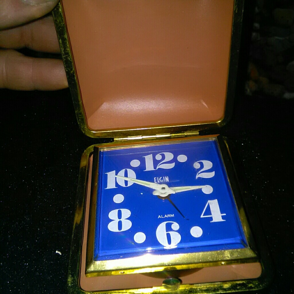 Vintage Elgin alarm clock