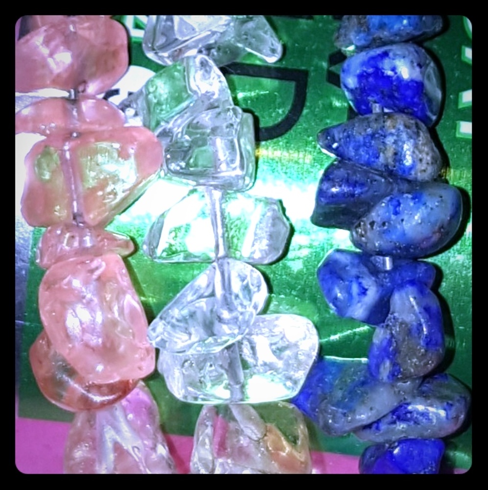 3 different bracelets wraps.