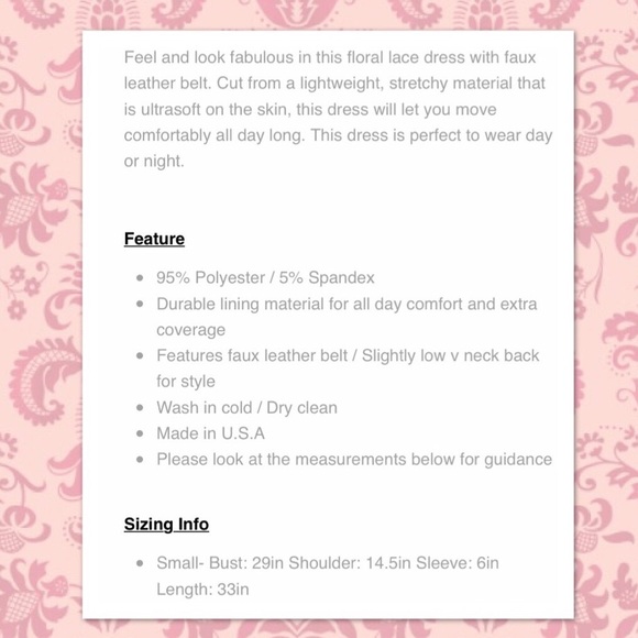 ♡SOLD♡ NWOT ivory lace dress - Picture 3 of 3