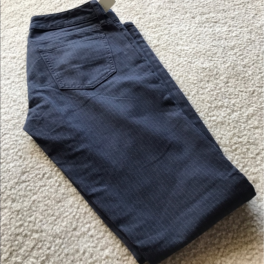Gap Always Skinny Jeans Dark wash Pinstripe - NWT