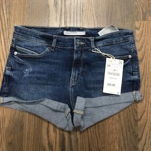 Zara denim shorts