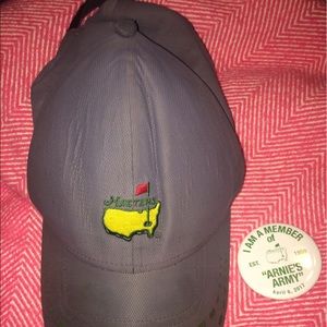 Masters hat and Arnies Army 2017 pin