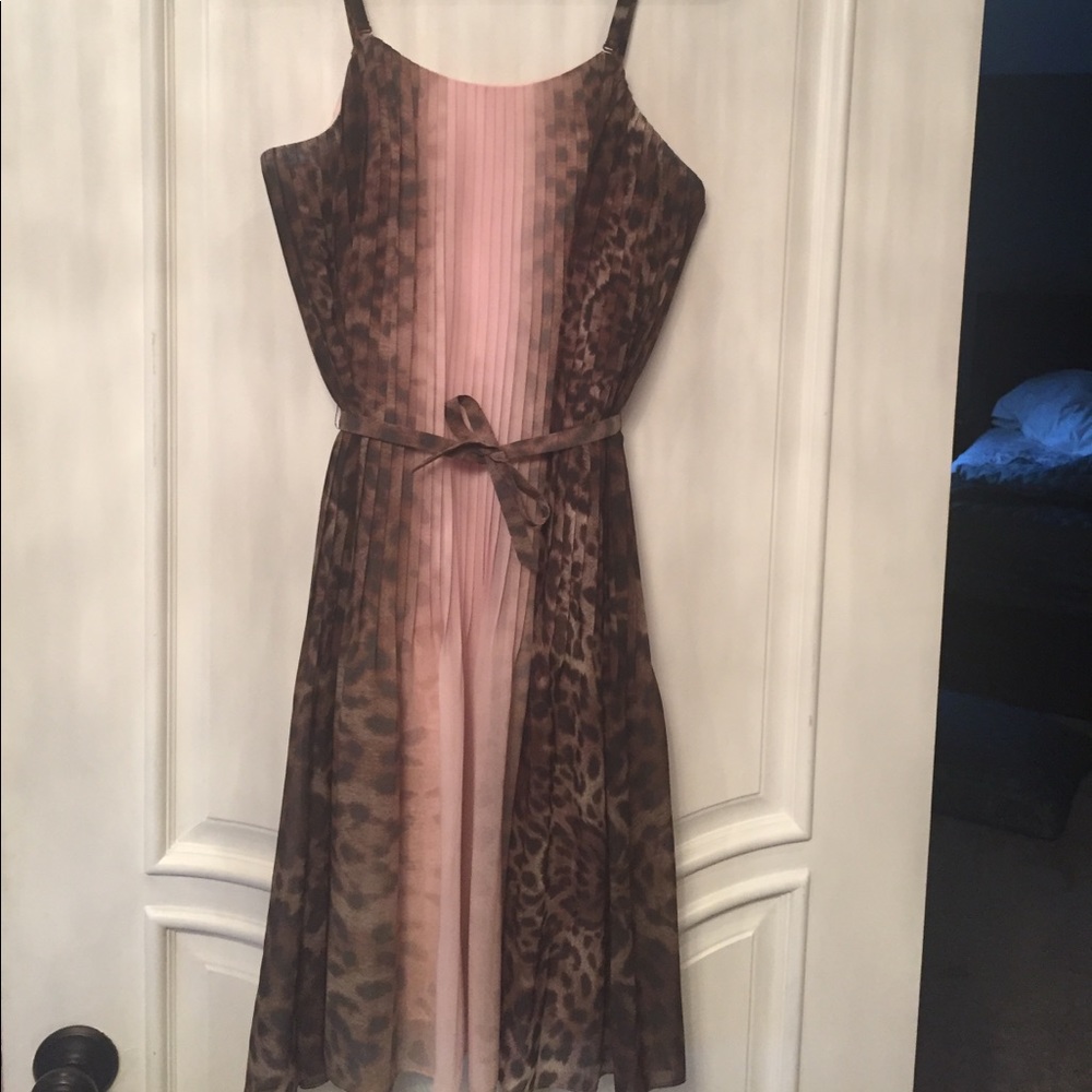 Pink & Leopard Beautiful Dress!! - Picture 2 of 6