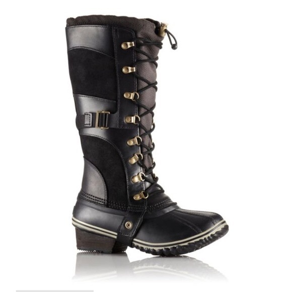 Sorel Shoes - Sorel Carly conquest boots in black