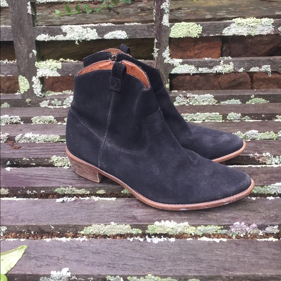 Madewell Shoes - Madewell black leather booties