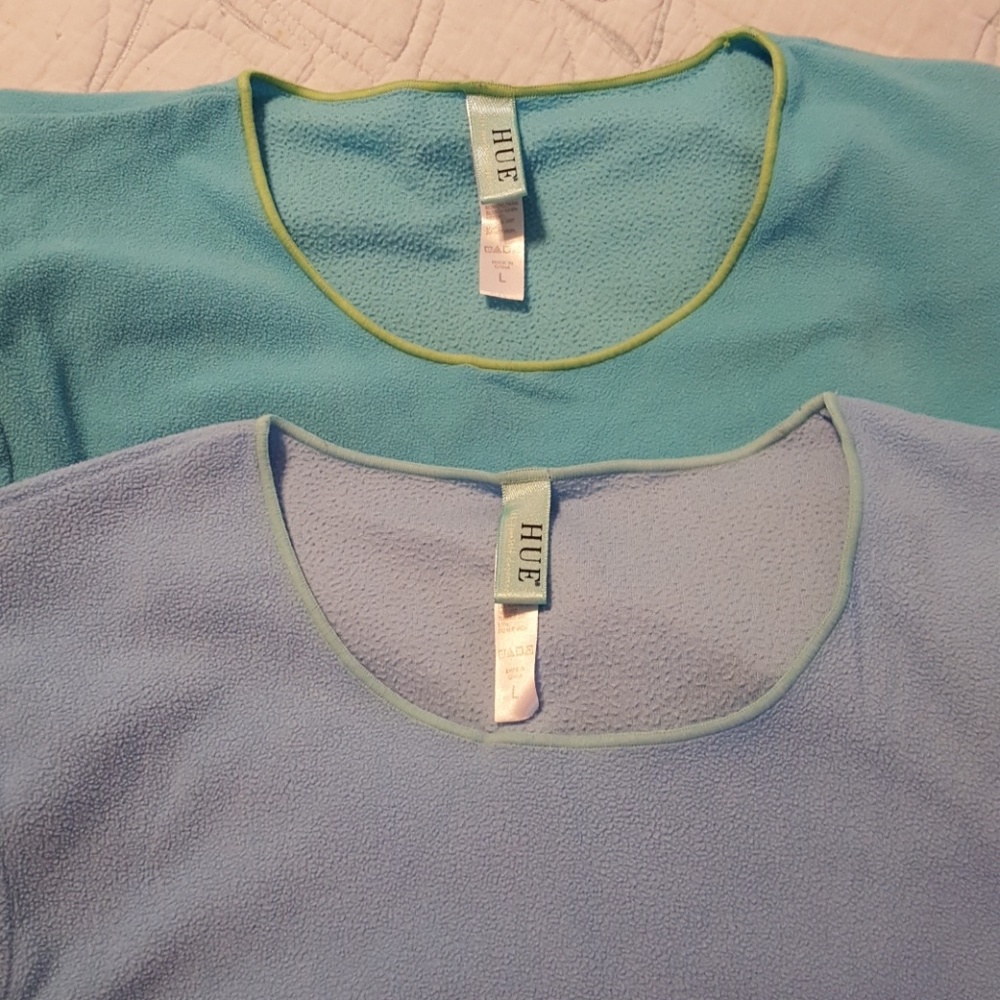 HUE 2 bundle pajama tops