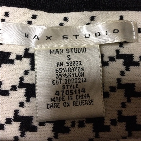 Max Studio houndstooth Knit circle skirt - Picture 3 of 4