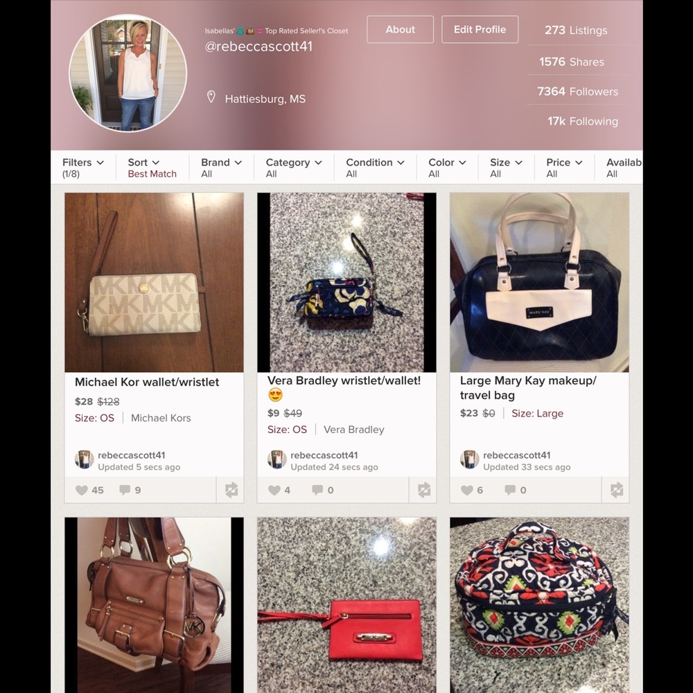 My closet! 👜💄👠👙 Top Rated Seller!