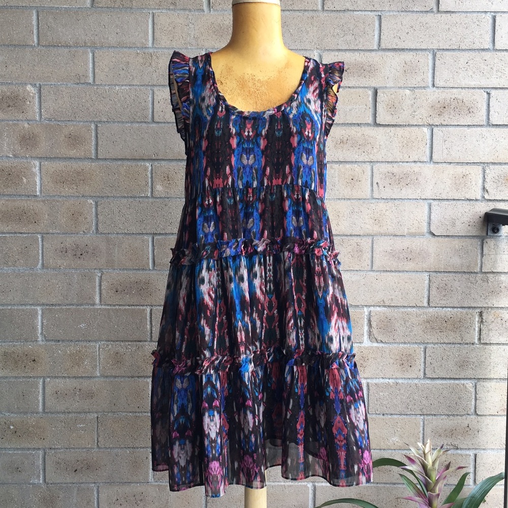 Anthropologie Lili's Closet Sibylline Ikat Dress