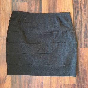 Gray professional skirt