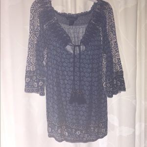 Mehndi Patterned Top