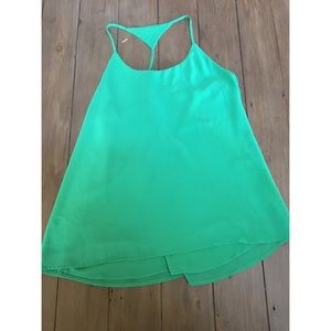 Naked Zebra Green Flowy Top Size L