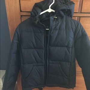 Hooded Navy Winter Jacket