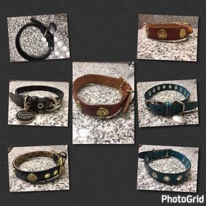 Authentic Coach Dog Collars Worn size Medium