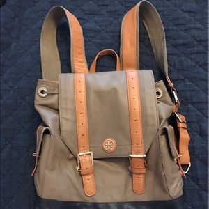Tory Burch leather backpack