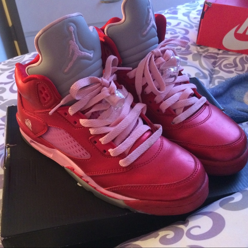 air jordan retro 5s (valentine 5s)