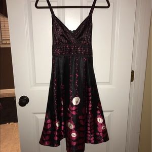 Silk floral dress