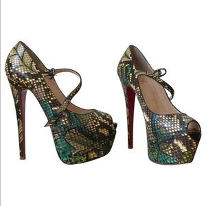 Christian Louboutin Lady Highness 160mm Python