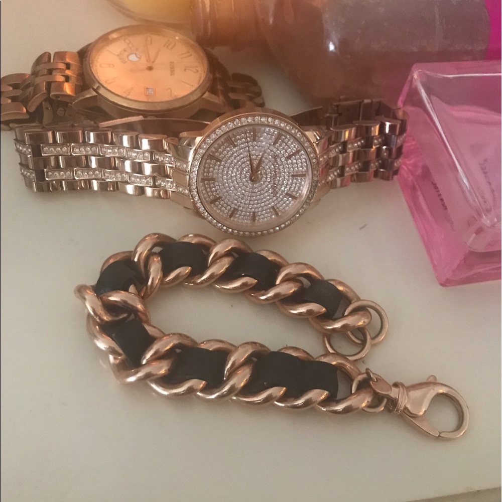 Rose gold bracelet