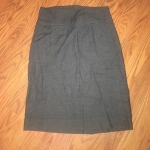 Banana republic pencil skirt gray size 0