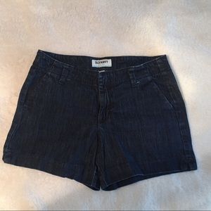 Old navy dark denim 4in inseam shorts size 2.