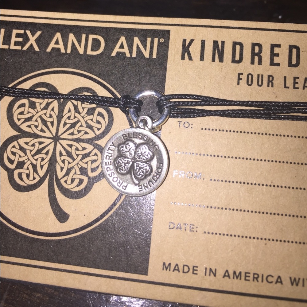 Alex and Ani Kindred Cord Clover Bracelet