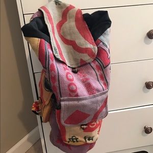 Recycled Jute Bag Backpack