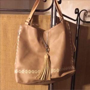 Large Lite Brown Purse