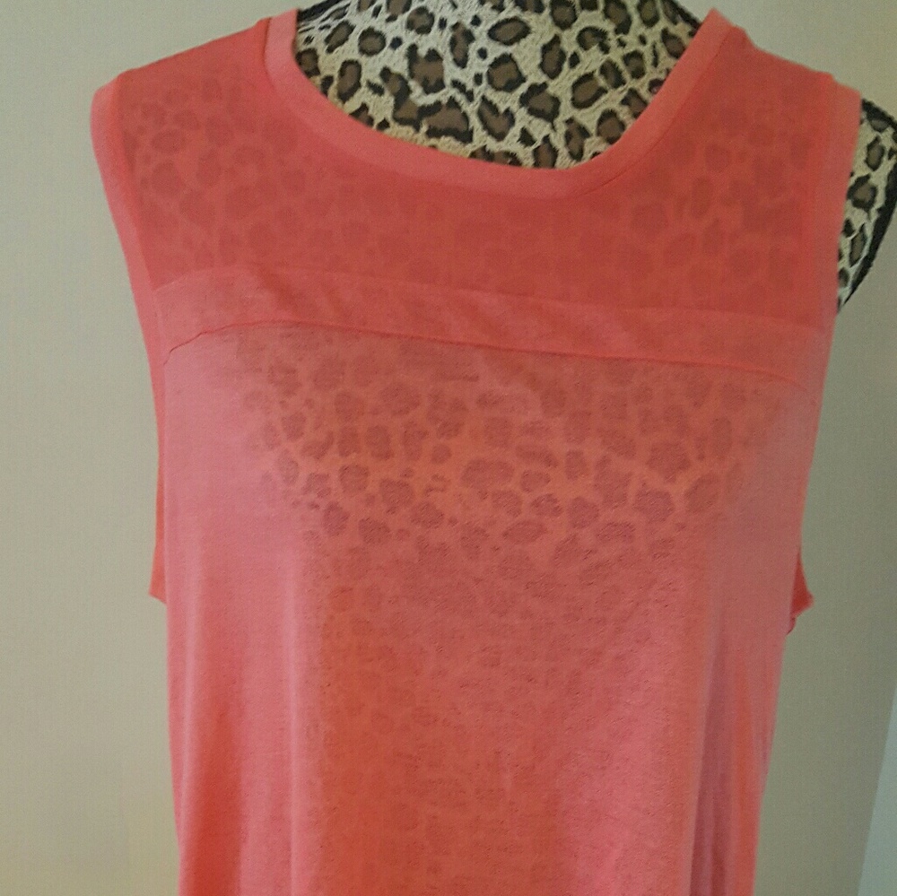 Coral  blouse
