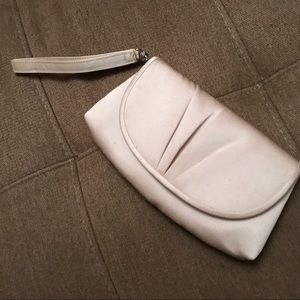 Beige satin Clutch Formal