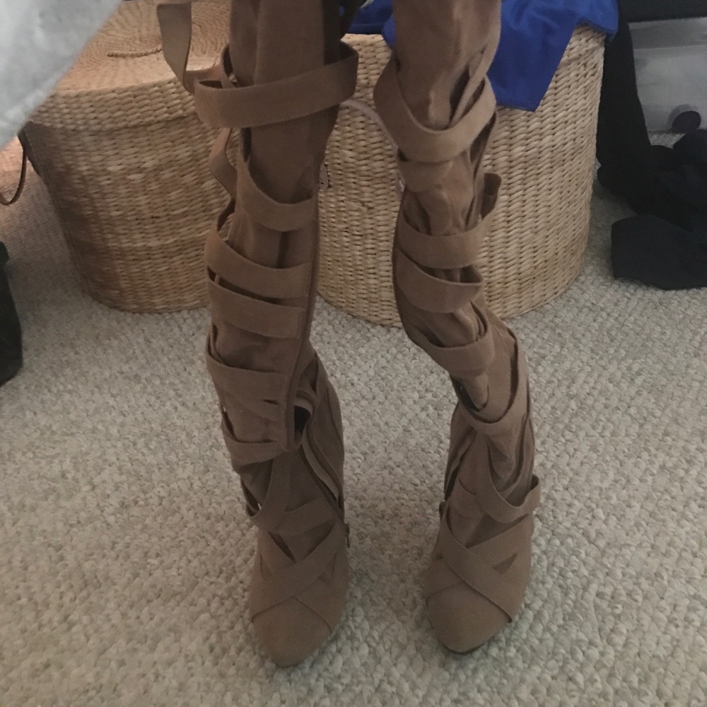 Bakers thigh high boots