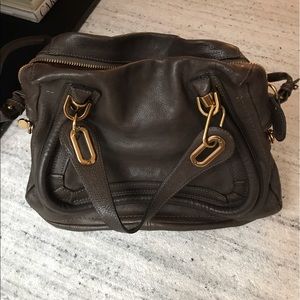 Chloe Paraty Grey Handbag