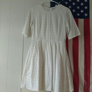 GAP white eyelet dress