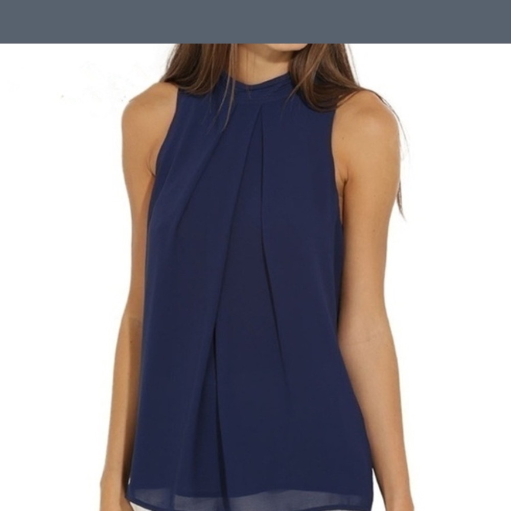 Adorable Navy Blue Business Tank.