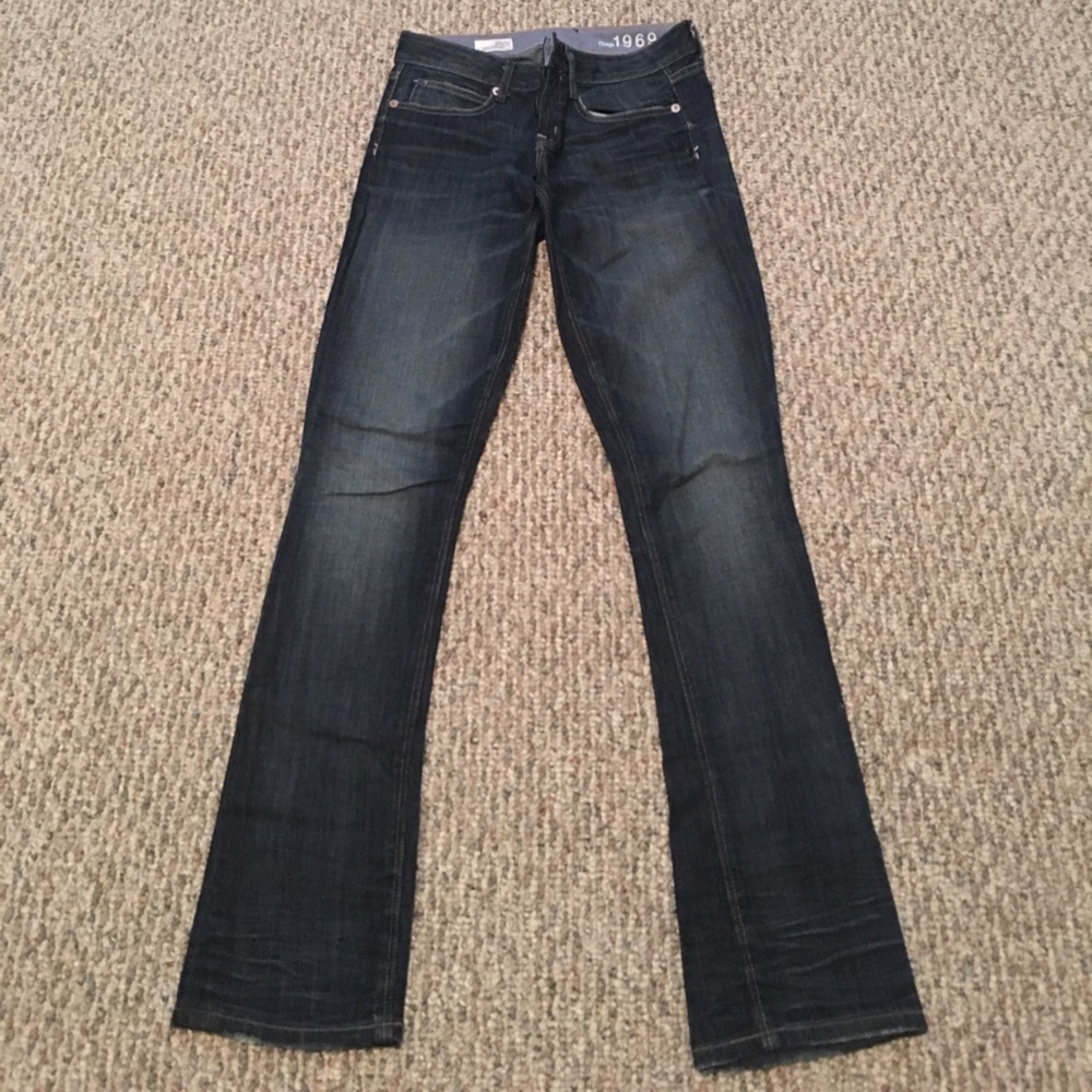 GAP straight leg jeans size 25/0