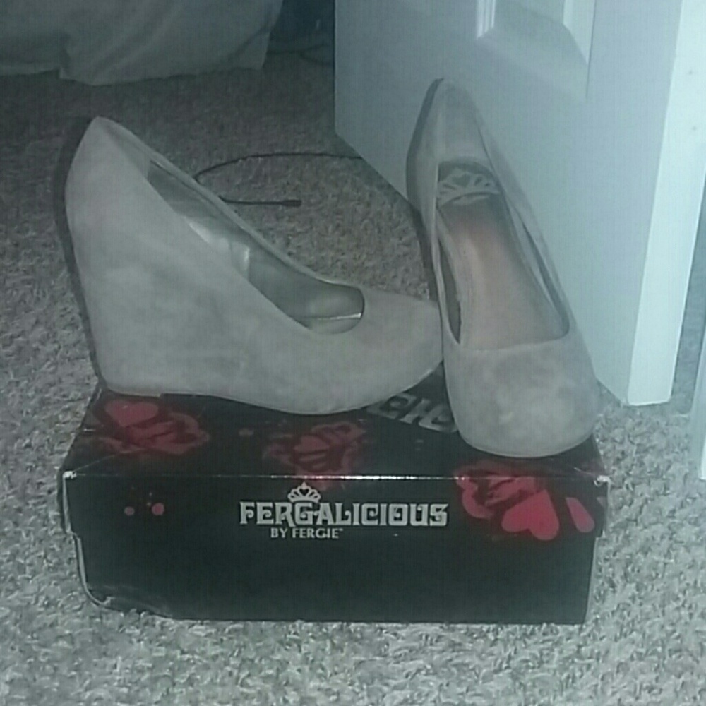 Fergalicious wedge shoes