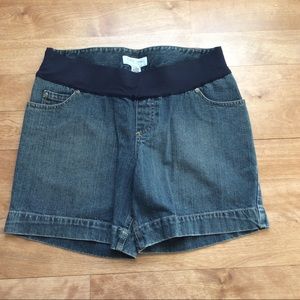 Liz Lange Denim Maternity shorts