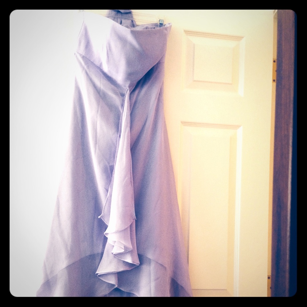 Flowing Lilac semi formal dress