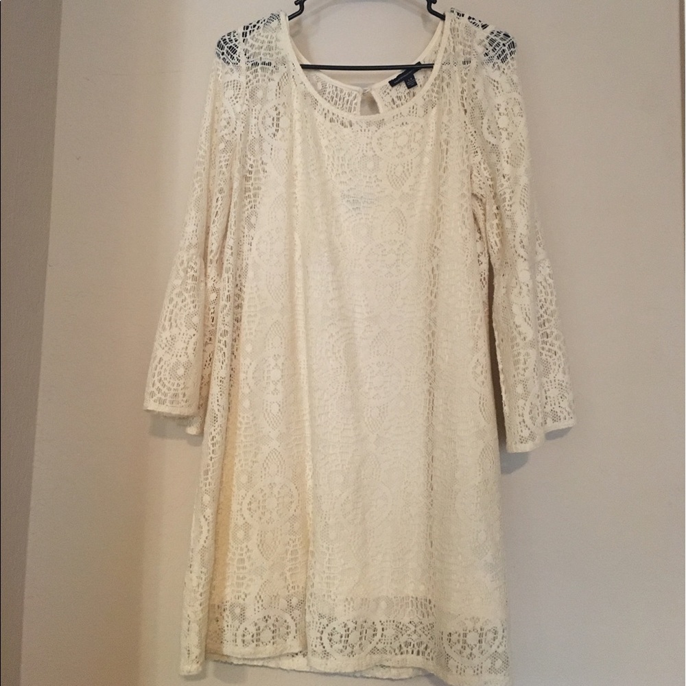 American Eagle crochet shift dress